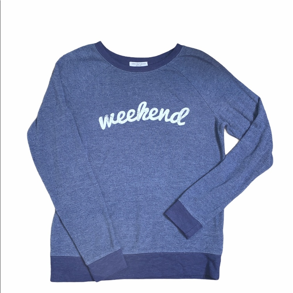 Weekend Graphic long sleeve sweater